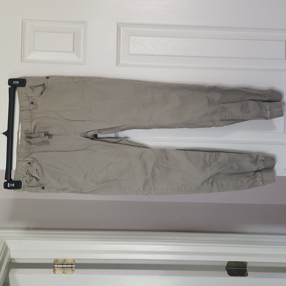 Levi's Boys Size 14 Reg Tan Chino/Denim Joggers